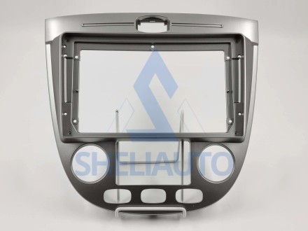 (НЗ) (F2) Рамка (ТЕМНО-СЕРАЯ) Chevrolet Lacetti J200 / Buick Excelle Hrv (2004-2013) (9*)