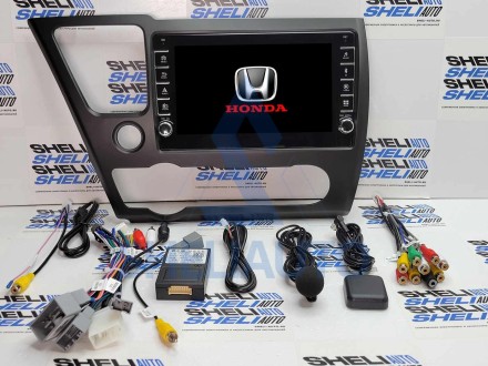 Штатная магнитола Sheli K2 (2/32GB) с кнопками для Honda Civic 9 (2013-2016)