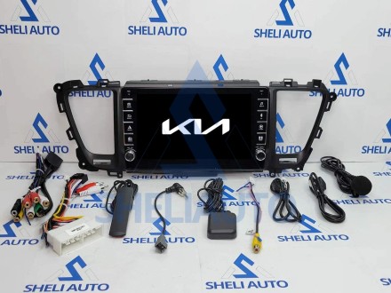 Штатная магнитола Sheli K4GT (4/64GB) с кнопками для Kia Carnival (2012-2021) (F2)