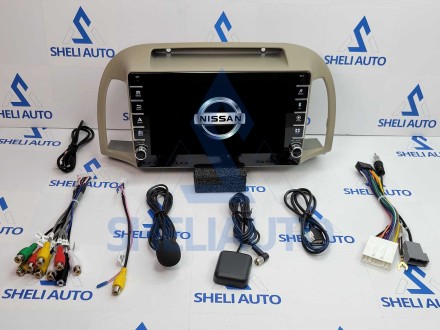 Штатная магнитола Sheli K2 (2/32GB) с кнопками для Nissan March 3 K12 (2002-2010)