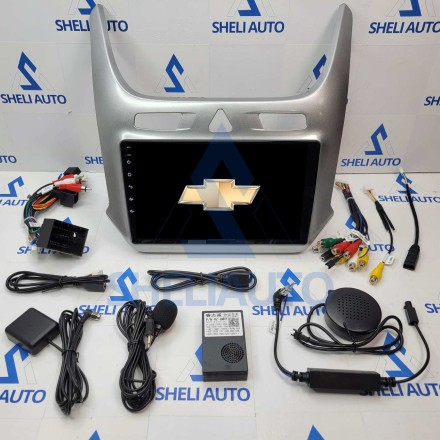 Штатная магнитола Sheli S2 (2/32GB) для Chevrolet Cobalt 2 (2011-2018) (серая)