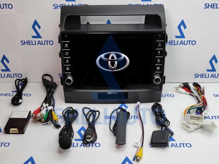 Штатная магнитола Sheli K3GT (4/32GB) с кнопками для Toyota Land Cruiser 11 200 (2007-2015) (F1)