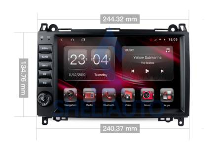 (M2GT) Магнитола Mercedes Benz W169 / W245 / B200 / W906 / Sprinter / W639 (9*)