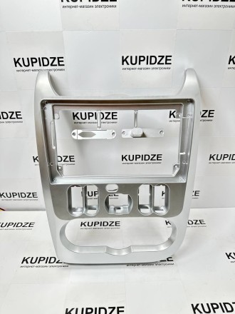 Рамка (СЕРАЯ)  Lada Largus (2012-2021) / Renault logan / sandero 2009-2015 / Dacia duster 2010-2017 (9*)