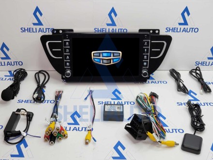 Штатная магнитола Sheli K2 (2/32GB) с кнопками для Geely Atlas NL (2016-2020)