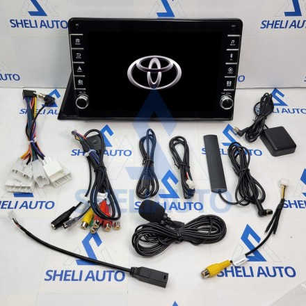 Штатная магнитола Sheli K4GT (4/64GB) с кнопками для Toyota Sienta 2 XP170 (2015-2022)(Правый руль)