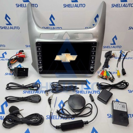 Штатная магнитола Sheli K2GT (2/32GB) с кнопками для Chevrolet Cobalt 2 (2011-2018) (серая)