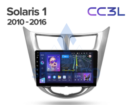 Штатная магнитола Teyes CC3L WiFi (2/32GB) для Hyundai Solaris 1 (2010-2016)