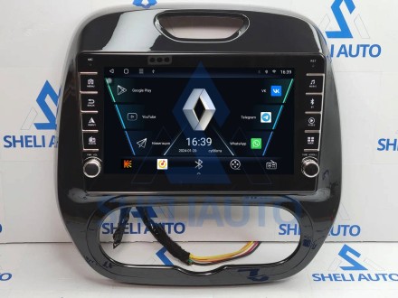 Штатная магнитола Sheli K6GT (6/128GB) с кнопками для Renault Kaptur (2016-2019) (F3)
