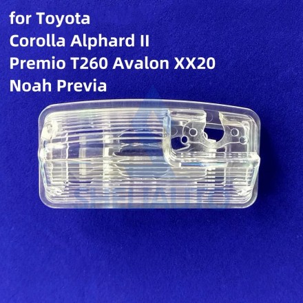 Плафон для Toyota: Reiz, Corolla Verso AR10, Corolla E120/E130, Alphard Hybrid II, Premio, Previa, Noah/Voxy R60, Voxy/Noah R70 MK2.