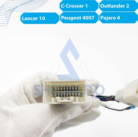Провода (B) Mitsubishi Outlander 2 XL (2005-2013)/ Citroen C-Crosser 1 (2007-2013) / Peugeot 4007 / Pajero 4 (2006-2014) / Lancer 10 (2007-2014) (CAN-SS RP5-MT-101)