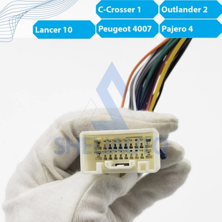 Провода (B) Mitsubishi Outlander 2 XL (2005-2013)/ Citroen C-Crosser 1 (2007-2013) / Peugeot 4007 / Pajero 4 (2006-2014) / Lancer 10 (2007-2014) (CAN-SS RP5-MT-101)