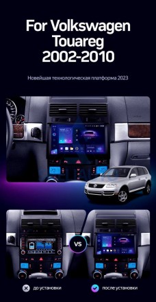 Штатная магнитола Teyes CC3 (4/32GB) для Volkswagen Touareg (2002-2010) (F1)