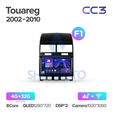 Штатная магнитола Teyes CC3 (4/32GB) для Volkswagen Touareg (2002-2010) (F1)