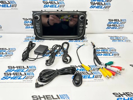 (M2)(черная) Магнитола Ford Focus 2 (08-11)/ S-Max (08-11)/ Mondeo 4 (08-11)/ Galaxy 2 (06-11)/ C-Max (08-11) (7*)