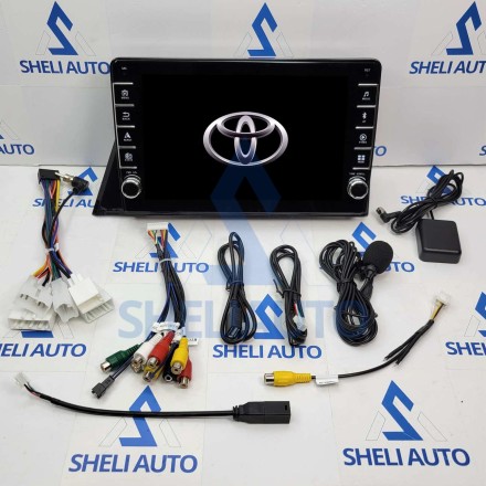Штатная магнитола Sheli K1 (1/32GB) с кнопками для Toyota Sienta 2 XP170 (2015-2022)(Правый руль)