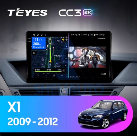 Штатная магнитола Teyes CC3 2K (6/128GB) для BMW X1 E84 (2009-2014)
