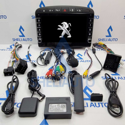 Штатная магнитола Sheli K2GT (2/32GB) с кнопками для Peugeot 308 (2007-2015) (F1)