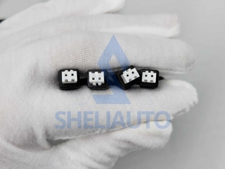 Парктроники для Андроид магнитолы 4 датчика / Парковочный радар для Android (Белый цвет)