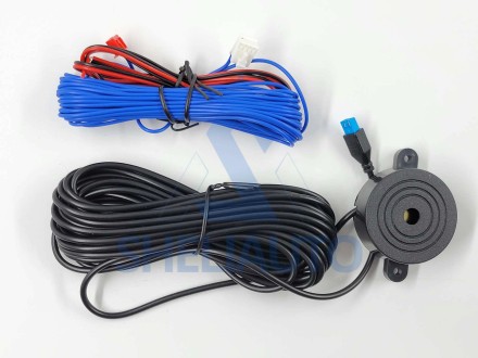 Парктроники для Андроид магнитолы 4 датчика / Парковочный радар для Android (Белый цвет)