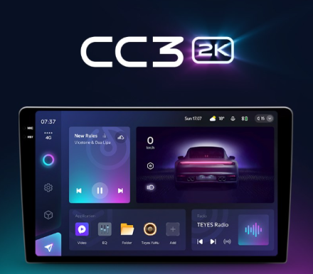 (КОМПЛЕКТ)(3068+1652)(СС3-2K-4/64) Магнитола Teyes CC3 2K (4/64 GB) + WiFi + 4G + 2K (для 10* рамок)