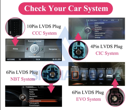 (НЗ) (R4GT) (КОМПЛЕКТ) (CCC) Магнитола BMW X5 E70 / X6 E71 (MTK) 12.3*