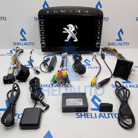 Штатная магнитола Sheli K2 (2/32GB) с кнопками для Peugeot 308 (2007-2015) (F1)