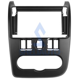 Рамка (ЧЕРНАЯ) Lada Largus (2012-2021) / Renault Logan / Sandero (2009-2015) / Dacia Duster (2010-2017) (9*)