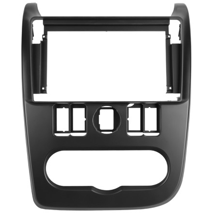 Рамка (ЧЕРНАЯ)  Lada Largus (2012-2021) / Renault logan / sandero 2009-2015 / Dacia duster 2010-2017 (9*)