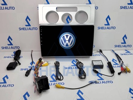Штатная магнитола Sheli A1 (1/32GB) для Volkswagen Touran 1 (2003-2010) (F1) (серая)