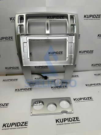 (СЕРЕБРО) Рамка Hyundai Tucson 1 (2004-2009) (10*)