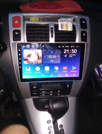 (СЕРЕБРО) Рамка Hyundai Tucson 1 (2004-2009) (10*)