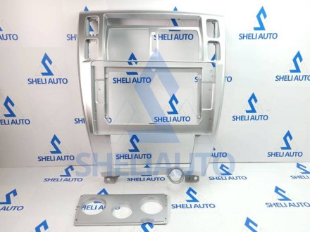 (СЕРЕБРО) Рамка Hyundai Tucson 1 (2004-2009) (10*)