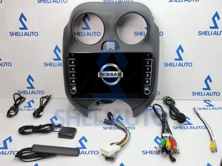 Штатная магнитола Sheli K2GT (2/32GB) с кнопками для Nissan March K13 (2010-2013)
