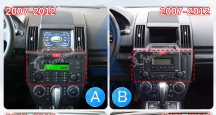 (B)(КОМПЛЕКТ) (3096) Рамка + провода Land Rover Freelander 2 (2006-2012) (9*)