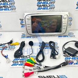 (M2) (СЕРАЯ) Магнитола Ford Focus 2 (08-11) / S-Max (08-11) / Mondeo 4 (08-11) / Galaxy 2 (06-11) / C-Max (08-11) (7*)