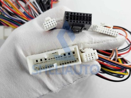 (F2) (C) (КОМПЛЕКТ) (1165) Рамка + провода Toyota Land Cruiser Prado 150 (2009-2013) (9*) (CAN - 220419)