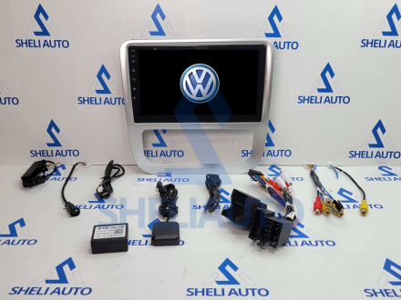 Штатная магнитола Sheli A1 (1/32GB) для Volkswagen Scirocco 3 Mk3 (2008-2014) (F3) (серая)