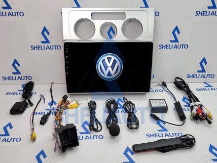 Штатная магнитола Sheli S3GT (4/32GB) для Volkswagen Touran 1 (2003-2010) (F1) (серая)