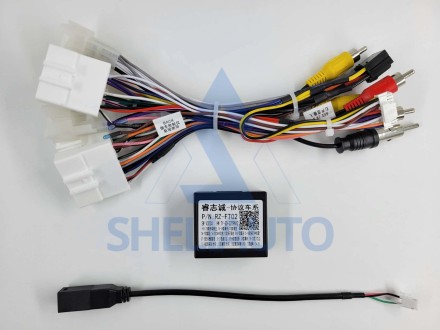 (V1.0) (B) Провода Toyota RAV4 4 XA40 / 5 XA50 (2012-2018) / (A) Camry 8 (70) (2017-2020) / Camry 55 (CAN-RZ-FT02)