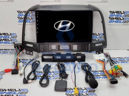 Штатная магнитола Sheli S2 (2/32GB) для Hyundai Santa Fe 2 (2006-2012)