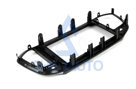 Рамка Lada Vesta (2023+) (9*) черная/серебристая