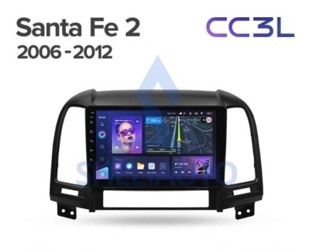 Штатная магнитола Teyes CC3L WiFi (2/32GB) для Hyundai Santa Fe 2 (2006-2012)