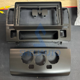 (F2) Рамка Nissan Tiida C11 (2004-2013) (9*) Черный цвет