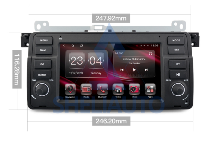 Магнитола (M2) BMW 3 E46, 318 / 320 / 325 / 330 / 335, M3 (7*)