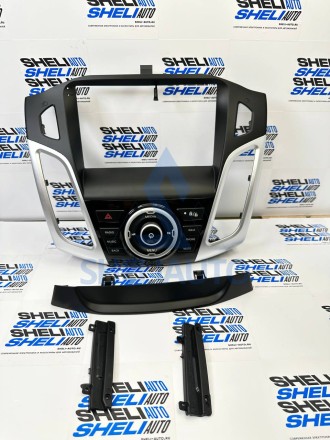 V! (F2) (СЕРАЯ) (КОМПЛЕКТ) Рамка + провода Ford Focus 3 (2011-2019) (9*)