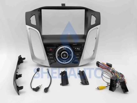 V! (F2) (СЕРАЯ) (КОМПЛЕКТ) Рамка + провода Ford Focus 3 (2011-2019) (9*)