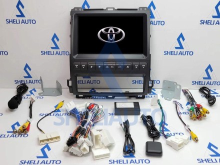 Штатная магнитола Sheli S2 (2/32GB) для Toyota Land Cruiser Prado 120 (2002-2009) (F4)
