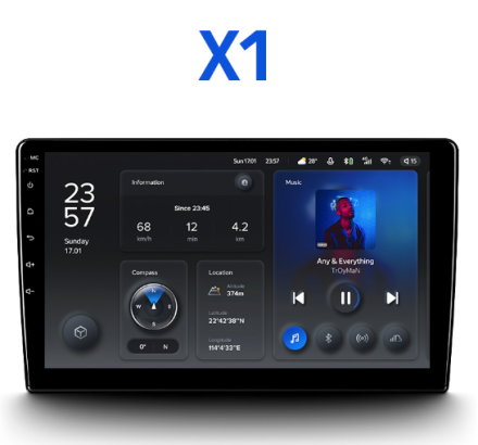 (КОМПЛЕКТ)(1456+1654)(X1-WiFi) Teyes X1 9 дюймов (2/32 GB) + WiFi