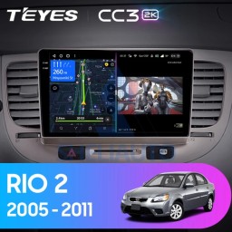 Штатная магнитола Teyes CC3 (4/32GB) для Kia Rio 2 (2005-2011) Штатная магнитола Teyes CC3 (4/32GB) для Kia Rio 2 (2005-2011)